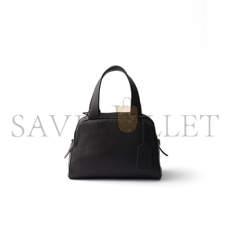 Pra*a medium leather top-handle bag 1bb149 (28*20*13cm)